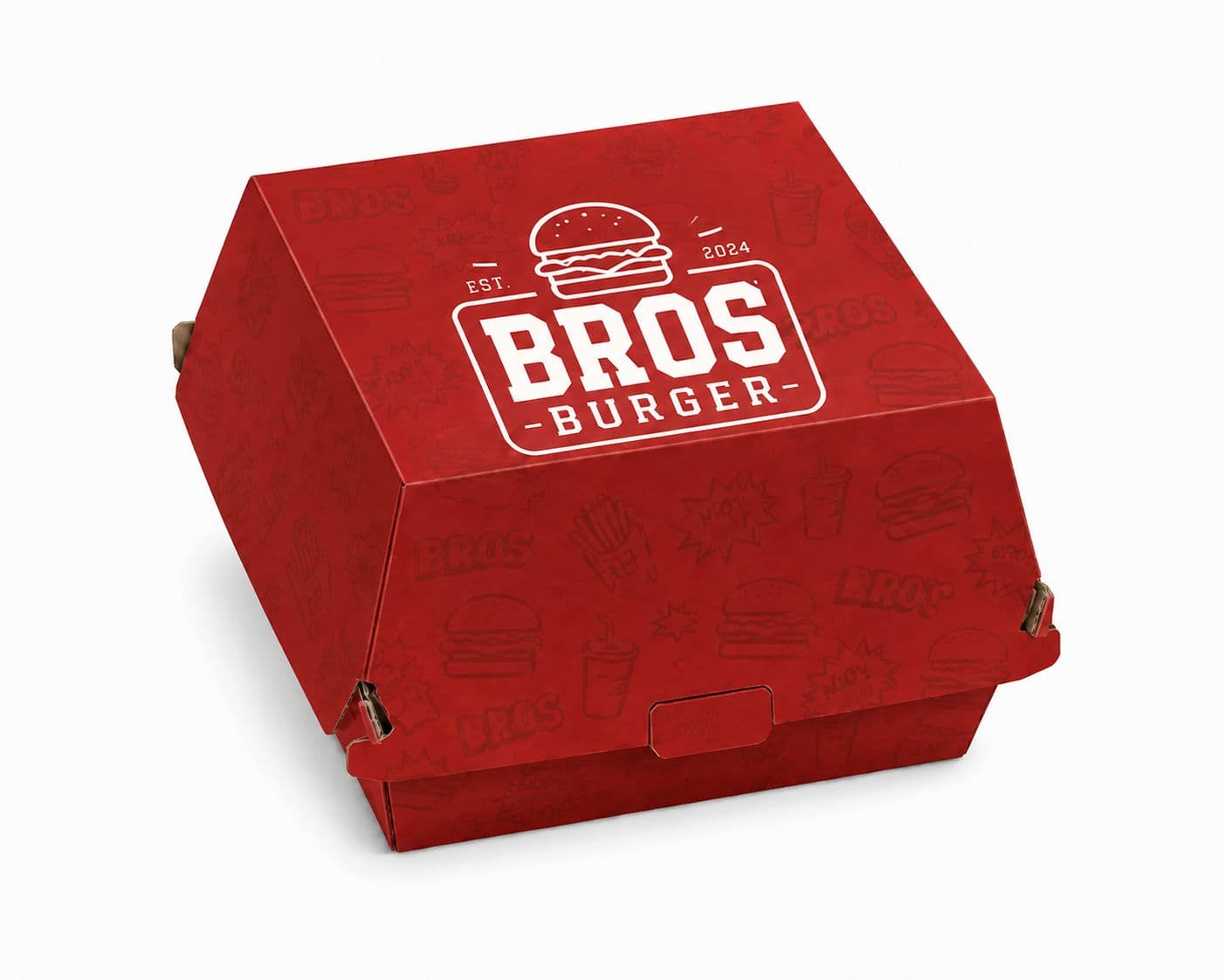 Boîte burger personnalisable